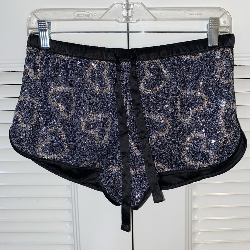 Victoria’s Secret Sequin Heart Valentine Shorts